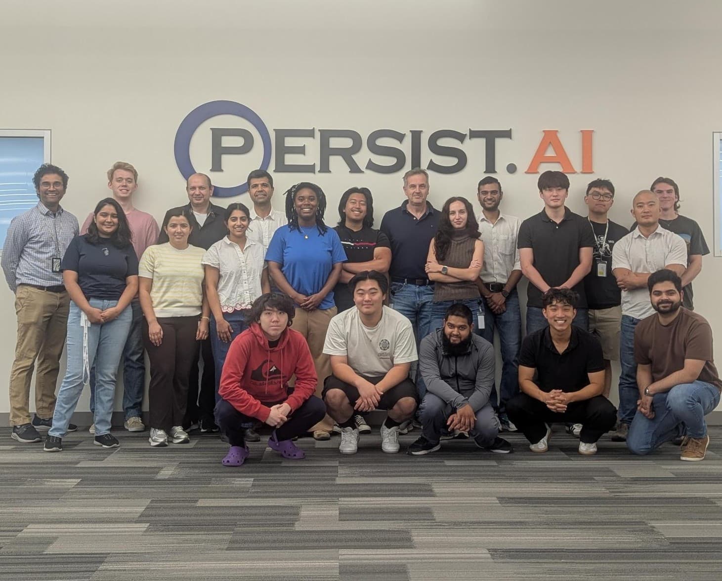 Persist AI team in the formulation lab